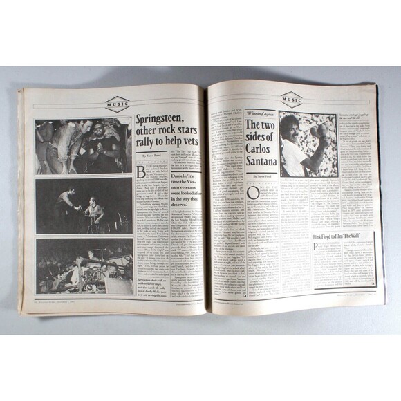Rolling Stone Magazine No. 353 • Yoko Ono • Oct 1981 • Santana - Picture 5 of 6